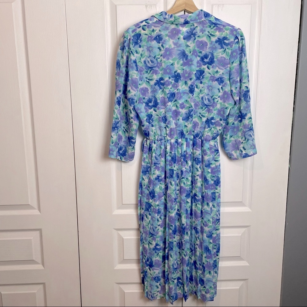 Vintage Floral Dress Garden Girl Chic